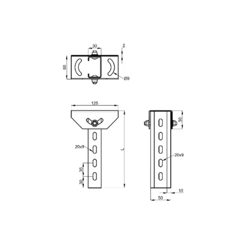 pnk-plafonski-nosac-sa-u-stubom-30x50x30-1